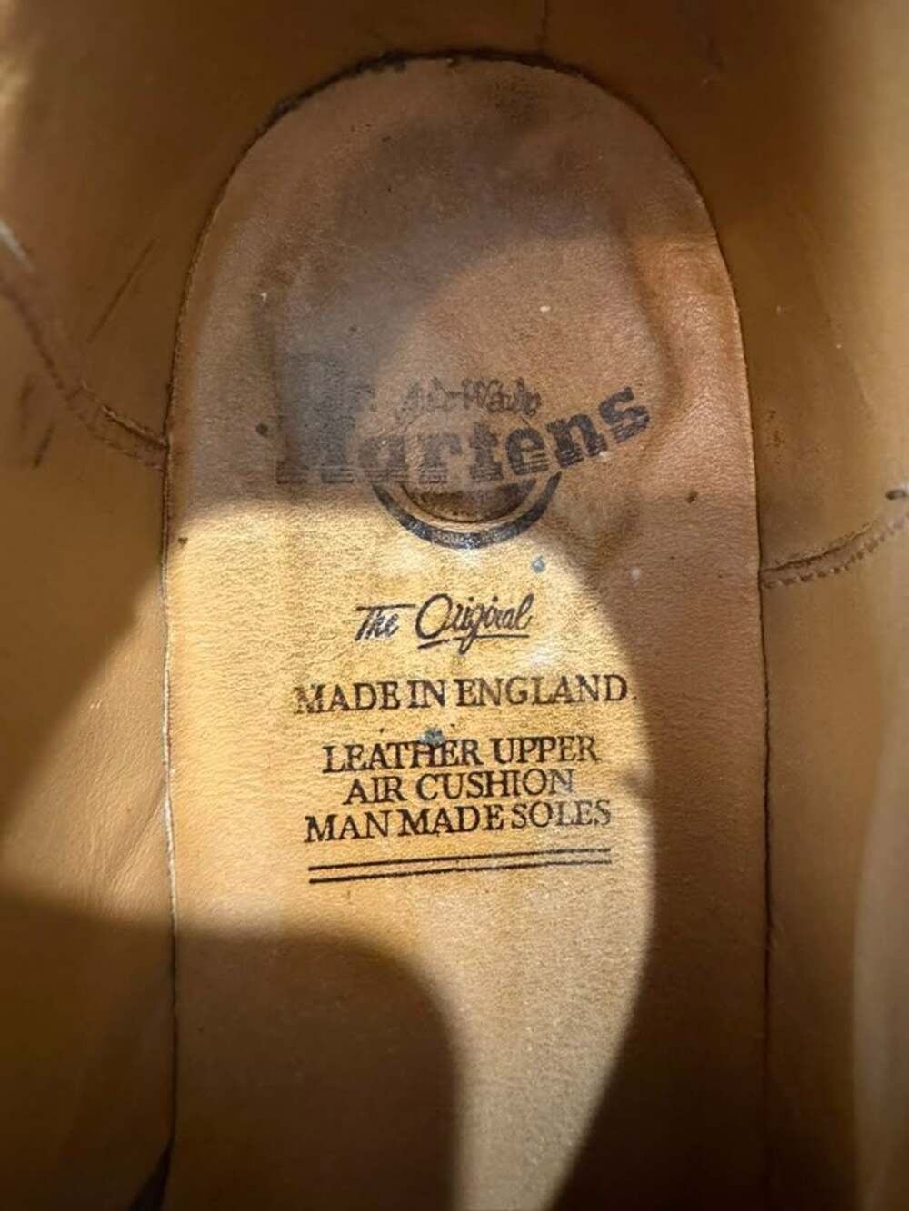 True Vintage Dr. Martens Brown Leather Double Buckle Mary Jane Shoes Made In Eng - Picture 6 of 7